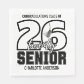 Class of 2026 Graduation Tassel Paper Serviette (Vorderseite)