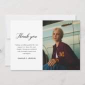 Class of 2026 Graduation Thank You Card Dankeskarte (Vorderseite)