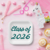 Class of 2026 green script graduation  pappteller (Party)