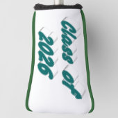 Class of 2026 green typography graduation  golf headcover (Rotieren 90)
