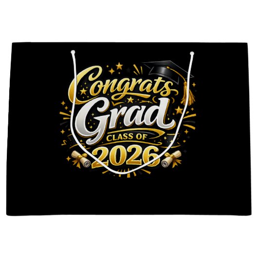 Class of 2026 große geschenktüte (Vorderseite)
