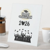 Class of 2026 Happy Graduation - Minimalist  Sockelschild (In Situ)