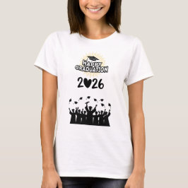 Class of 2026 Happy Graduation - Minimalist  T-Shirt