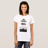 Class of 2026 Happy Graduation - Minimalist  T-Shirt (Vorne ganz)