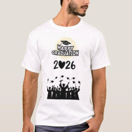 Class of 2026 Happy Graduation - Minimalist  T-Shirt