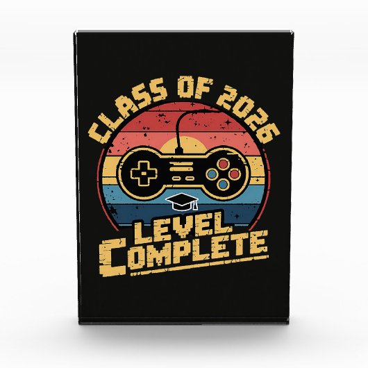 Class Of 2026 Level Complete Fotoblock (Vorderseite)