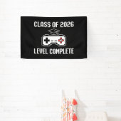 Class Of 2026 Level Complete Gaming Graduation Banner (InSitu)