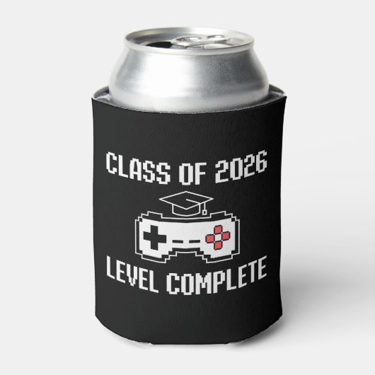 Class Of 2026 Level Complete Gaming Graduation Dosenkühler (Kanne Vorderseite)