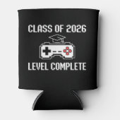 Class Of 2026 Level Complete Gaming Graduation Dosenkühler (Vorderseite)