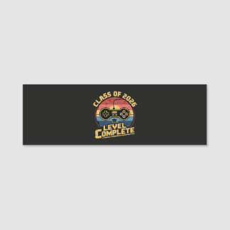 Class Of 2026 Level Complete Namensschild