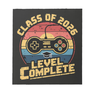 Class Of 2026 Level Complete Notizblock