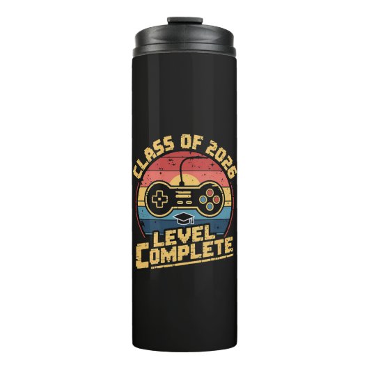 Class Of 2026 Level Complete Thermosbecher (Vorderseite)