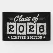 Class of 2026 Limited Edition Graduation Quote Banner (Horizontal)