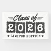 Class of 2026 Limited Edition Graduation Quote Banner (Horizontal)