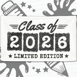 Class of 2026 Limited Edition Graduation Quote Banner