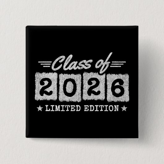 Class of 2026 Limited Edition Graduation Quote Button (Vorderseite)