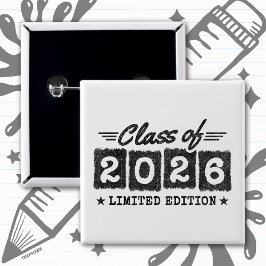 Class of 2026 Limited Edition Graduation Quote Button