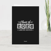 Class of 2026 Limited Edition Graduation Quote Karte (Rückseite)