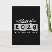 Class of 2026 Limited Edition Graduation Quote Karte (Vorderseite)