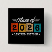 Class of 2026 Limited Edition Vintage Graduation Button (Vorderseite)