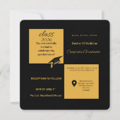  Class of 2026 Medical School Invite | Elegant Sq Einladung (Vorderseite)