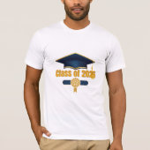 Class of 2026 – Modern Graduation Typography T-Shirt (Vorderseite)