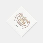 Class of 2026 Napkins ✨ The Adventure Begins Serviette (Ecke)