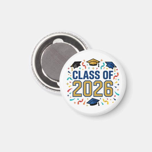Class of 2026 Party Magnet (Vorderseite/Rückseite)