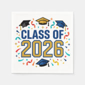 Class of 2026 Party Serviette (Vorderseite)