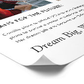 Class of 2026 Photo Collage Memory Poster (Ecke)