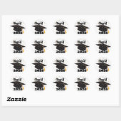 Class of 2026 Round Stickers (Blatt)
