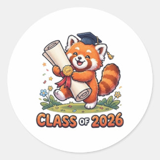 CLASS OF 2026 RUNDER AUFKLEBER