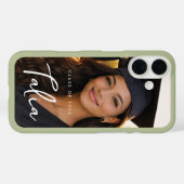 CLASS OF 2026  |  SAGE EDGE phone case with name (Rückseite (Horizontal))