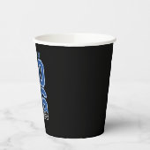 Class Of 2026 Senior Blue Graduation Graduate Pappbecher (Links)