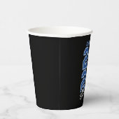 Class Of 2026 Senior Blue Graduation Graduate Pappbecher (Rechts)