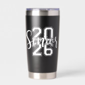 Class of 2026 Senior Graduation High School Grad  Thermobecher (Vorderseite)