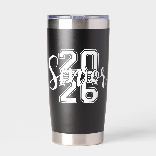 Class of 2026 Senior Graduation High School Grad  Thermobecher (Rückseite)