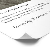 Class of 2026 Senior Photo Memory Poster (Ecke)