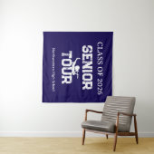 Class of 2026 Senior Tour High School Spirit Wandteppich (Beispiel (Horizontal))