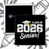 Class of 2026 Senior Varsity Graduation Fun Quote Button
