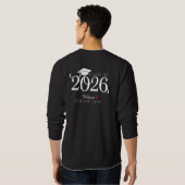 Class of 2026 Senior Year Graduation Custom Name  Sweatshirt (Schwarz voll)