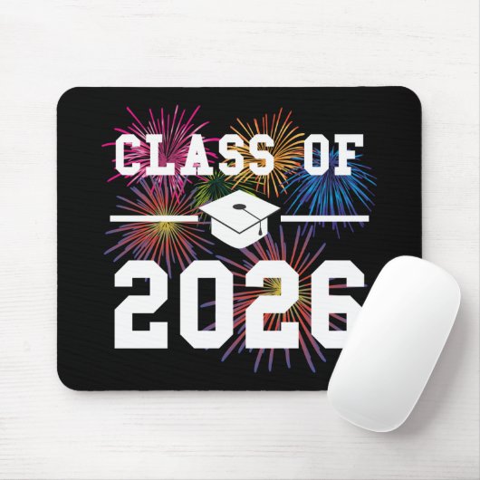Class Of 2026 Senior Year Mousepad (Mit Mouse)