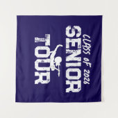 Class of 2026 Senior Year Tour Wandteppich (Vorderseite (Horizontal))