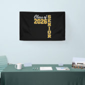 Class Of 2026 Senior Yellow Graduation Graduate Banner (Messe)