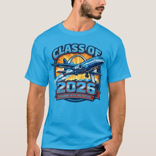 Class of 2026 - Soaring into the Future T-Shirt (Vorderseite)