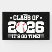 Class of 2026 Soccer Graduation It’s Go Time Quote Banner (Horizontal)