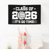 Class of 2026 Volleyball Graduation It’s Go Time Banner (Insitu)