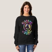 Class Of 2027 Graduate Future Graduation Peace Sig Sweatshirt (Vorne ganz)