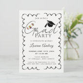 Class of 2027 Graduation Party Invite Einladung (Stehend Vorderseite)