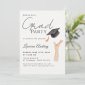 Class of 2027 Graduation Party Invite Einladung (Stehend Vorderseite)
